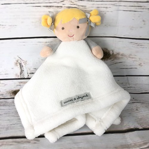 Blankets and Beyond Blanket & Throw Girl Baby Doll White Security Blanket