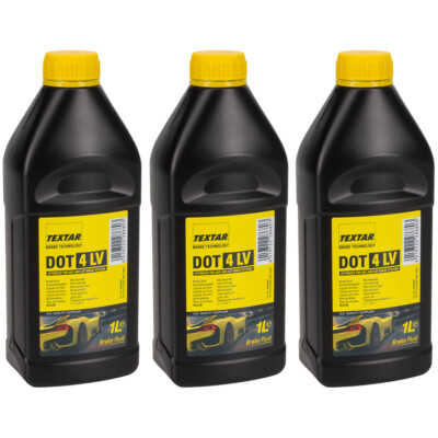 3L TEXTAR 95006200 Bremsflüssigkeit Brake Fluid DOT 4 LV ISO 4925 FMVSS 116