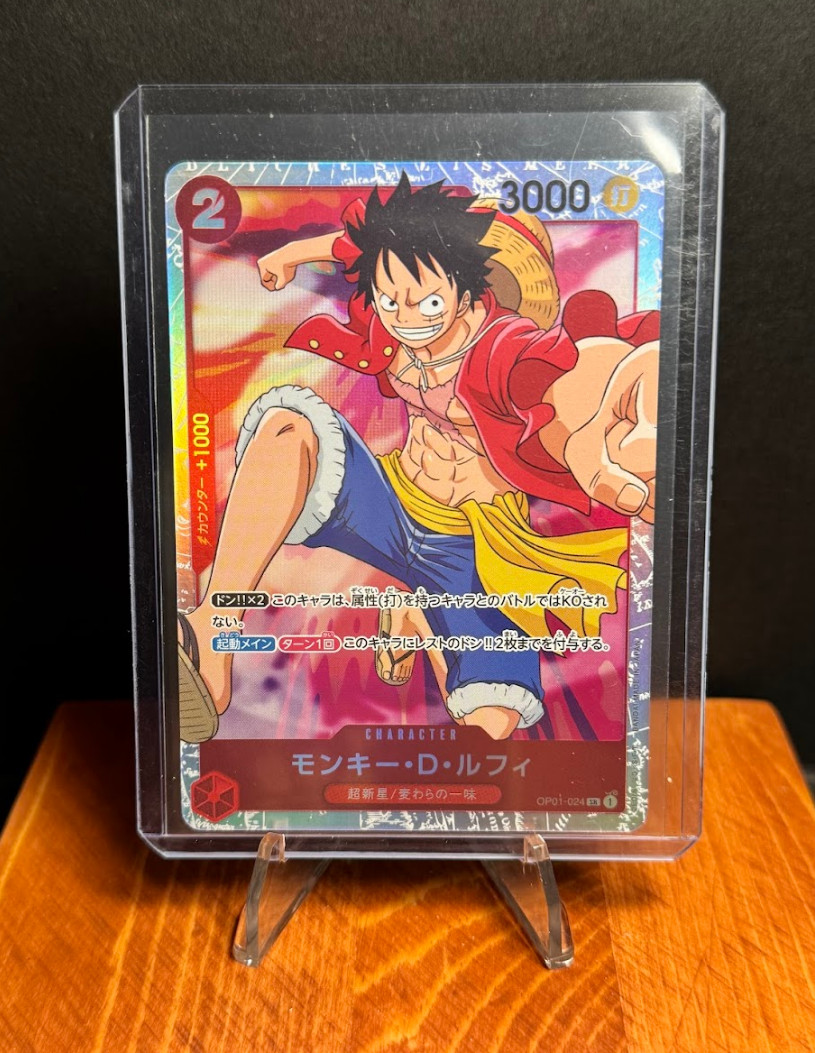 ONE PIECE Card Monkey D. Luffy OP01-024 SR ROMANCE DAWN JAPAN