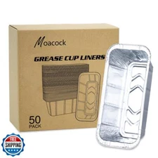 MOACOCK 50Pack Drip Pan Compatible for Blackstone Griddles 28 and 36 and 30 a