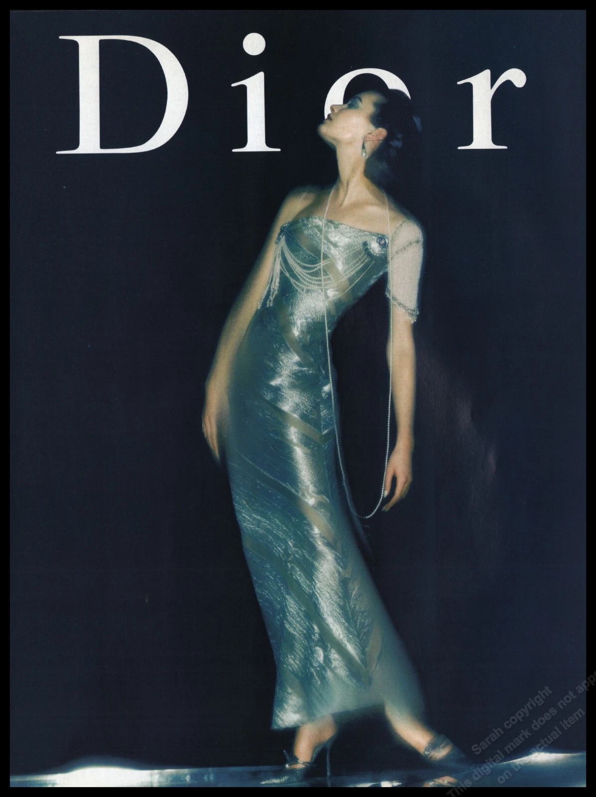 1990 Dior talons hauts magazine publicité imprimée femmes mode chaussures jambes longues  1 pg