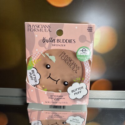Physicians Formula ~ Butter Buddies Butter Puff Bronzer ~ Shade  Bronzer ~ BNIB