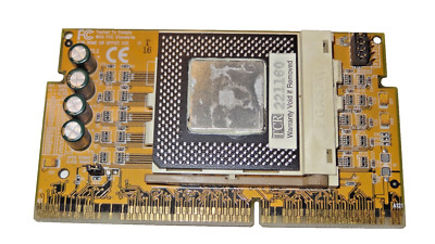 SHUTTLE SOCKET 370 to Slot 1 CPU ADAPTER CARD w/ Intel Celeron SL35R (333 MHz)