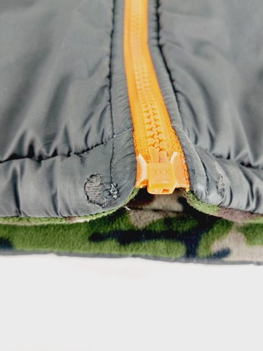 The North Face Boys Reversible True False Jacket Fleece Camo Size M 10/12 - Picture 12 of 12