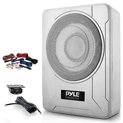 Pyle PLMRSBA8 8” 600W Marine Subwoofer W/Amplifier Wiring
