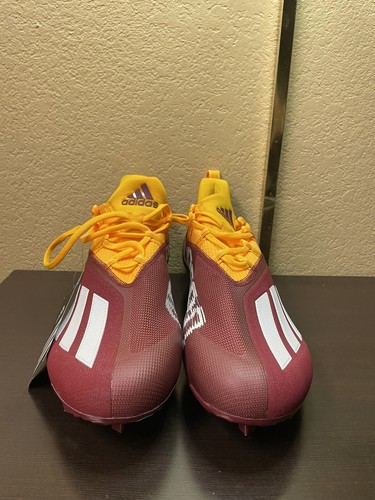 Adidas Adizero Maroon Football Cleats 