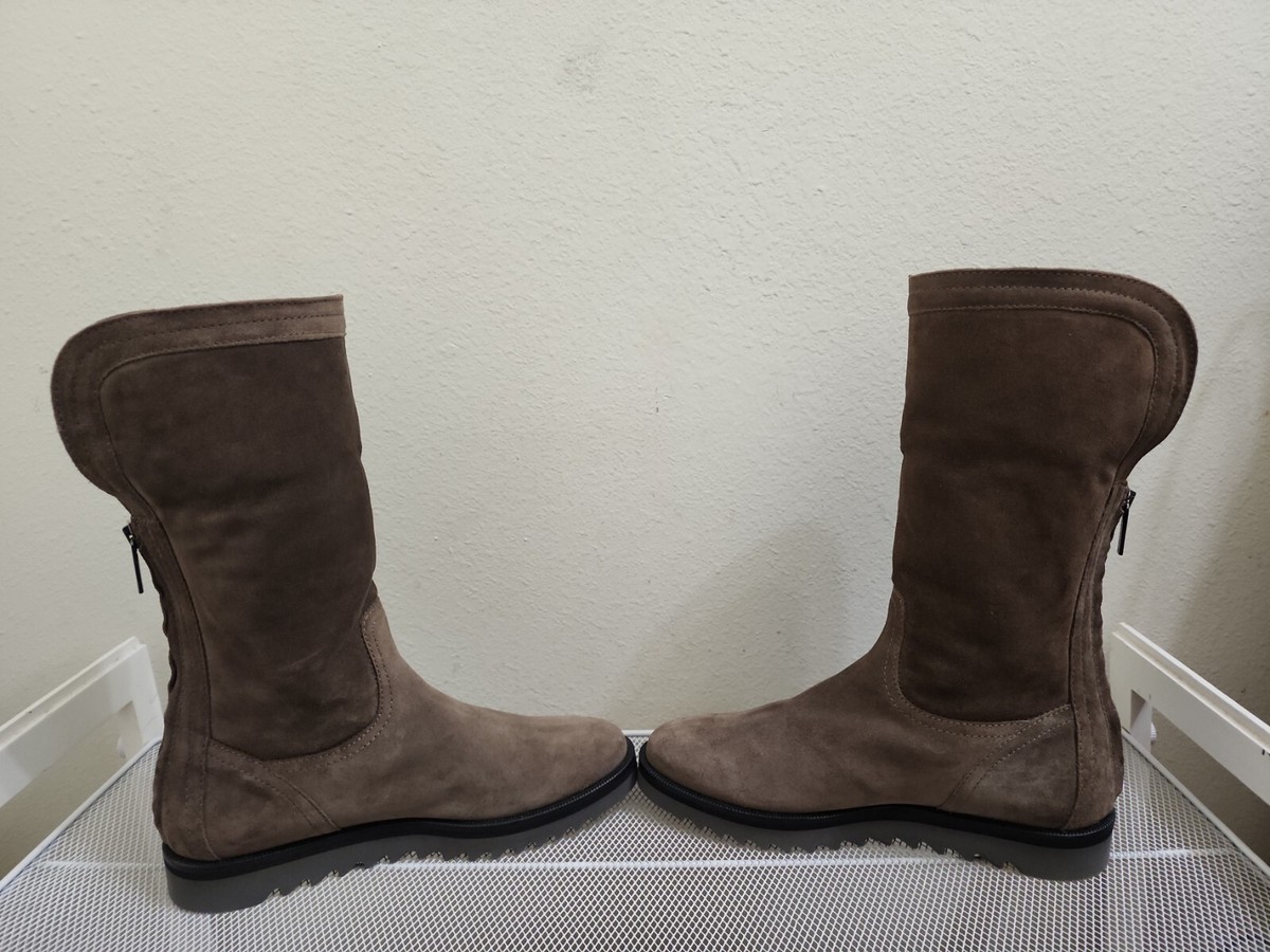 Escarpins Compensés En Daim Marron Aquatalia By Marvin K - Taille 38 (US 8) - Occasion