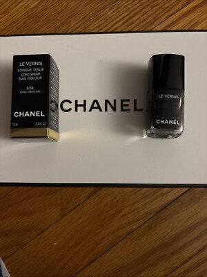 Chanel LE VERNIS 538 | GRIS OBSCUR Nail Polish NIB LIMITED EDITION GREY SHIMMER