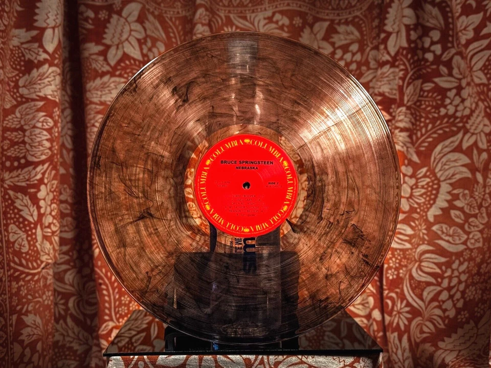 SEALED Bruce Springsteen Nebraska BLACK SMOKE Vinyl Me Please LP born town river - Image 2 of 4