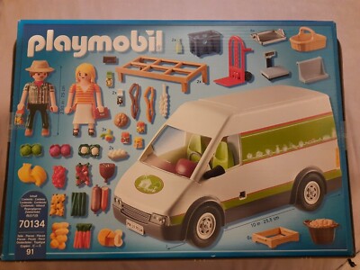 NEW Playmobil Country 70134 Mobile Farm Market Fruit