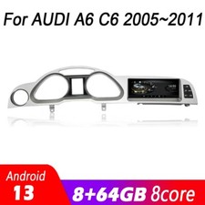 Car Multimedia Player Stereo Gps Radio Android Monitor Mmi For Audi A6 C6 S6 4g