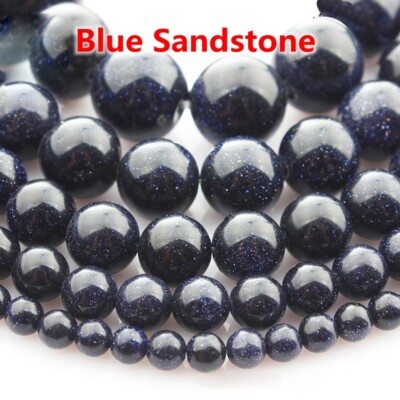 1 Strand Runden 4mm 6mm 8mm 10mm 12mm Natürlich Stein Felsen Edelstein Perlen