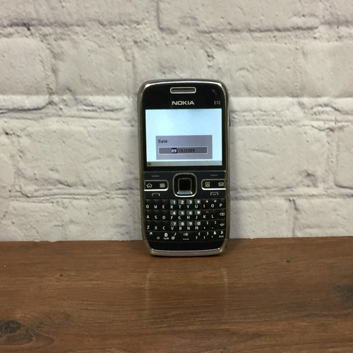 Nokia E72 Classic Retro Classic Phone - Chrome Silver - Vodafone - Working - Afbeelding 1 van 9