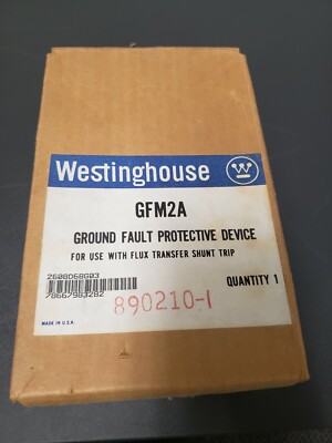 Westinghouse Gfm2A Ground Fault Protective Device