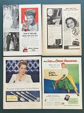 Olivia DeHavilland Advertisements Lot of 4