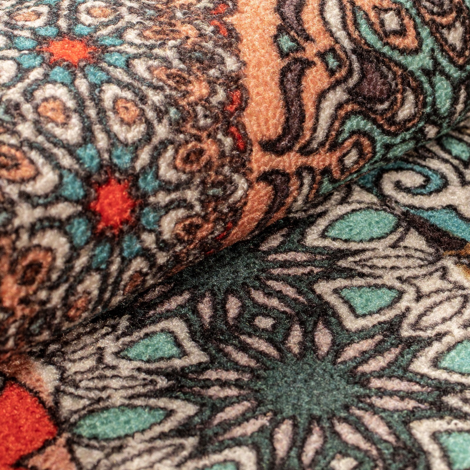 Evaline Floral Medallion Non-Slip Area Rugs Indoor Outdoor Rugs Or Runner Rug