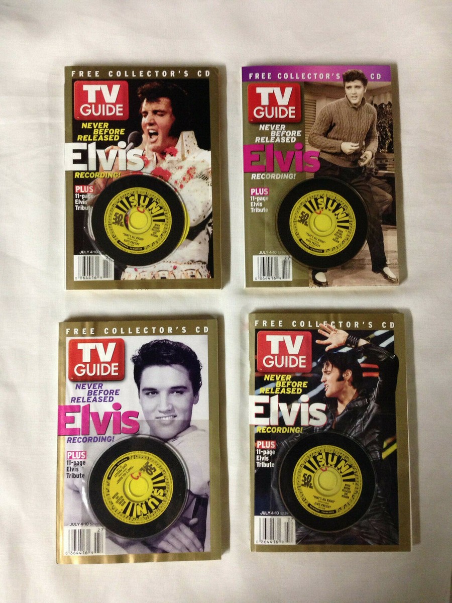 ELVIS PRESLEY 特集雑誌セット Elvis Presley TV Guide Magazine July 4-10, 2004 series