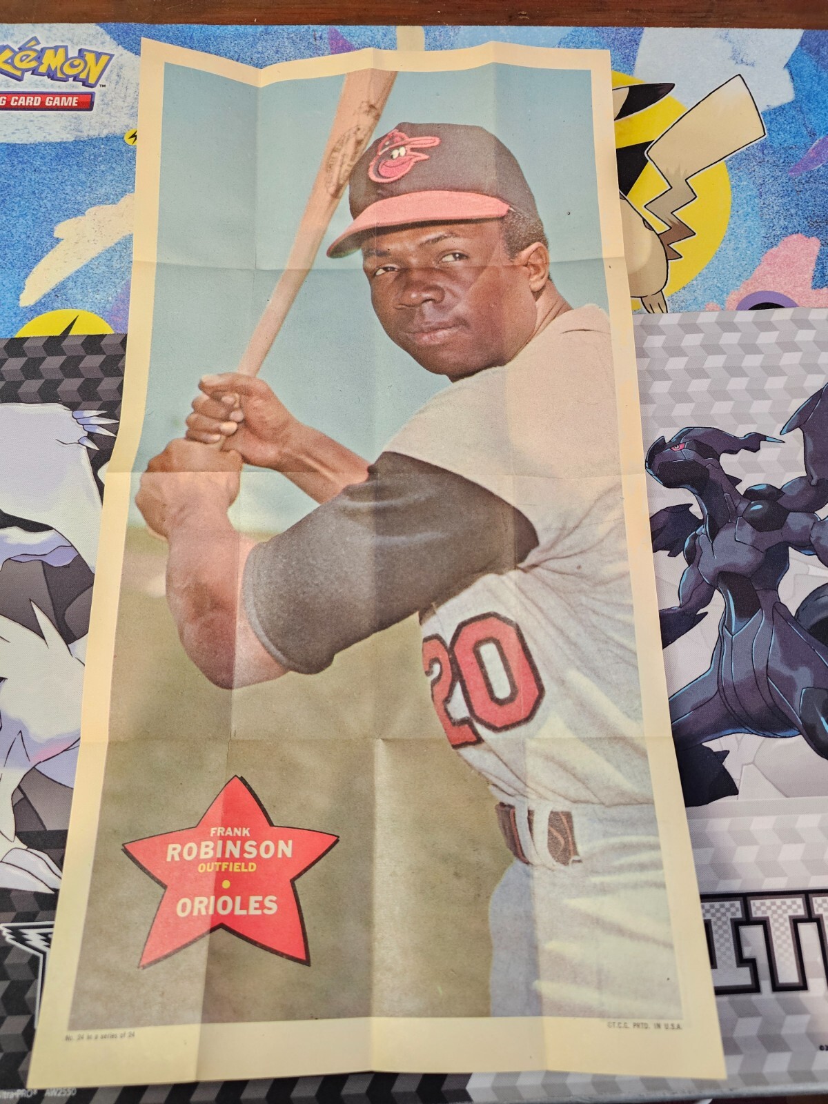 1968 Topps Posters Frank Robinson #24 NM-MT