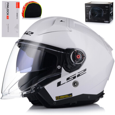 Motorradhelm Jethelm | LS2 OF603 INFINITY II | Rollerhelm Sonnenblende XS -XXXL