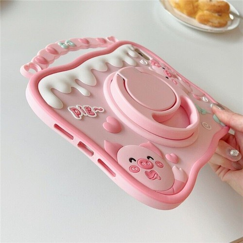 Kids Cartoon Shockproof Case Rotate Cover For iPad 5 6 7 8 9 10 Gen PRO Air Mini - Picture 7 of 20