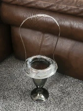 Antique Wilcox International Silver Plate Flower Bridal Vase Renaissance 