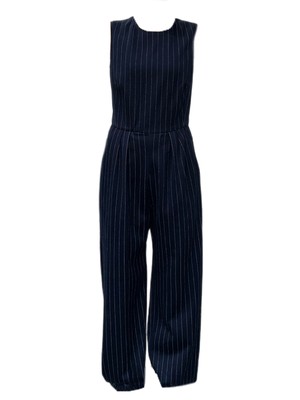 Max Mara Damen Marineblau Editto Ärmelloses Overall GRÖSSE S Nwt