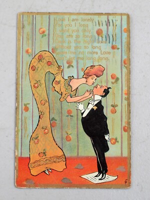黄昏の美男 美女 ANTIQUE POSTCARD COLLECTION s-l400.jpg