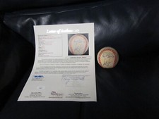 1986 American League Champion Boston Red Sox team Signed ball JSA Certified