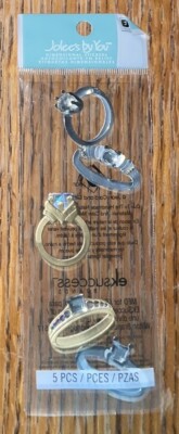 RARE Jolees Mini Wedding Rings Repeats Proposal Will You Marry Me Bride Stickers