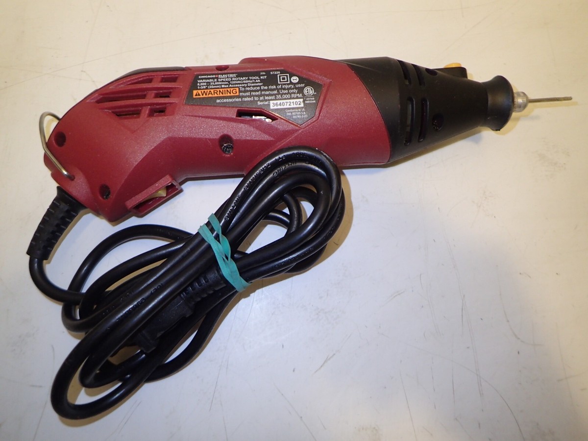Chicago Electric Power Tools 68696 Variable Speed Rotary Tool only