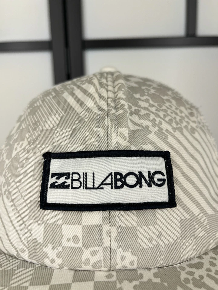 Gorra Billabong Gorra Snap Back Adulto Talla Única Blanca Gris Cuadros Camionero Surf Patinador Foto 2 de 4