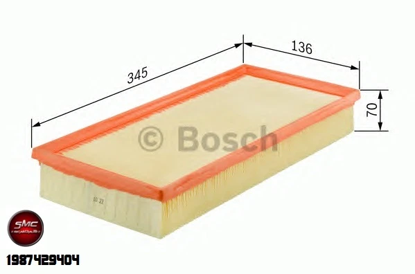 INSPEKTIONSKIT FILTERSET 4 FILTER BOSCH VW GOLF 5 V 1K 2.0 TDI 103 125 KW BMN - Bild 2 von 4