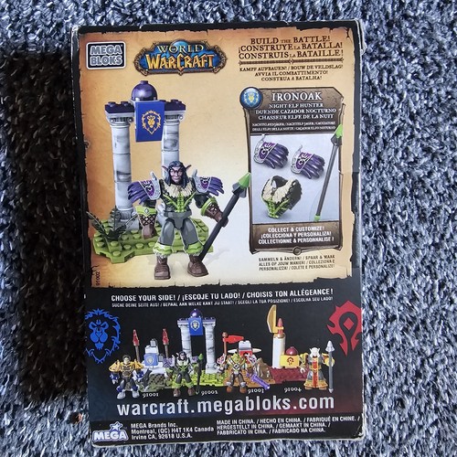 Mega Blaock World of Warcraft Colton Figure (91001) - 28pc - Factory Sealed - Picture 2 of 2
