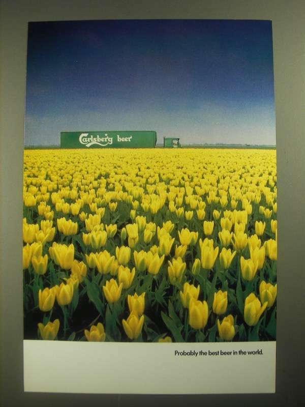 1987 Carlsberg Beer Ad - Probably The Best Beer in The World