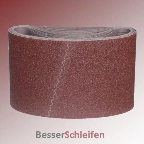BESSERSCHLEIFEN 10 Schleifbänder Schleifband 200x551 mm Körnung P60 Schleifhülsen Gewebe Parkett