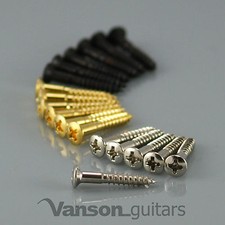 6 x NEW Vanson Countersunk Bridge Screws for Tele&reg;* / fixed bridge guitars