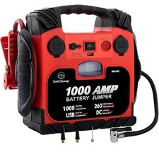 Car Battery Jump Starter with Air Compressor Portable Tire Inflator,260PSI...
