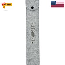 Reinforced Gray Felt Case for Soprano Instruments Lightweight and Practical