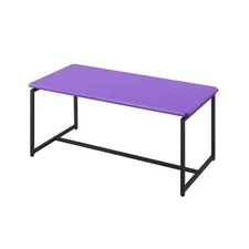 Lilola Home GT 3Pc Engineered Wood Coffee Table & End Table Set in Violet Purple