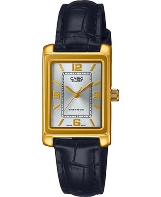 CASIO Women Analog Quartz Casual Watch Classic Dress Silver Dial Waterproof Rect