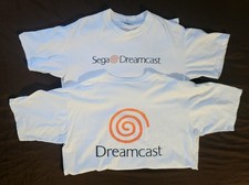 2 Vintage 1990s SEGA DREAMCAST Video Game Promo Shirt different designs - READ