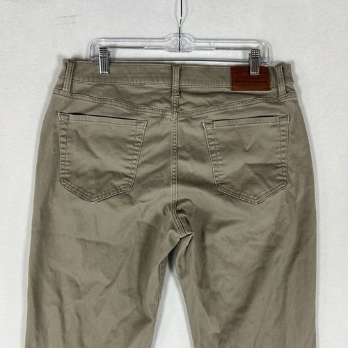 Lucky Brand 121 Slim Fit Straight Khaki Pants Mens 34x30 Brown Casual Mid Rise - Picture 11 of 17