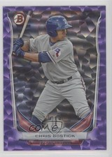 2014 Bowman Prospects Purple Ice 8/10 Chris Bostick #BP78 1u6