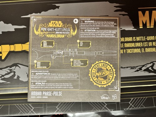๐ฅ Fucile blaster NERF Star Wars The Mandalorian Amban Phase-Pulse ๐ฅ - Foto 9 di 9