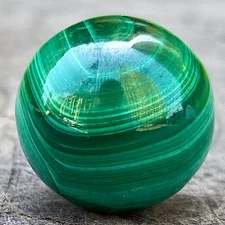 16G  Natural malachite ball quartz crystal energy ball Divination meditation