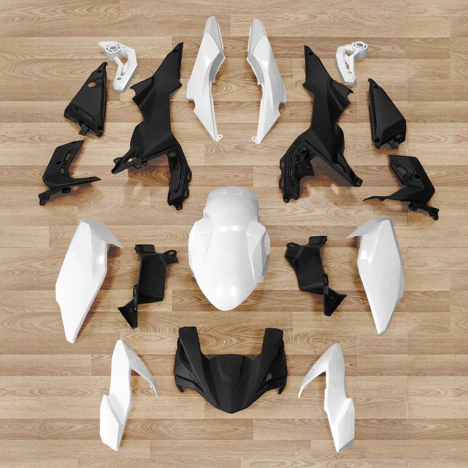 Unpainted Fairing Kit Set + Bolts For Kawasaki Z650 2017 2018 2019 ABS Bodywork Foto 3 de 4