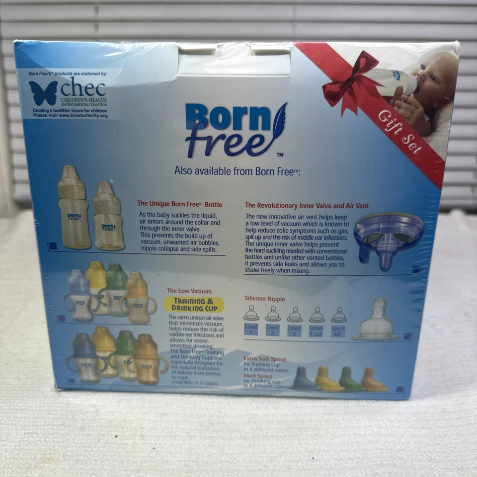 Conjunto de garrafa Born Free Smarter Safer novo na caixa lacrado - Imagem 3 de 4