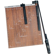 A3 Guillotine Paper Cutter Trimmer, 18" Wood Paper Trimmer for Office and Cra...