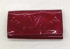 Used LOUIS VUITTON Monogram Vernis Multicl s 4 Rouge Fauviste Key Case M91542