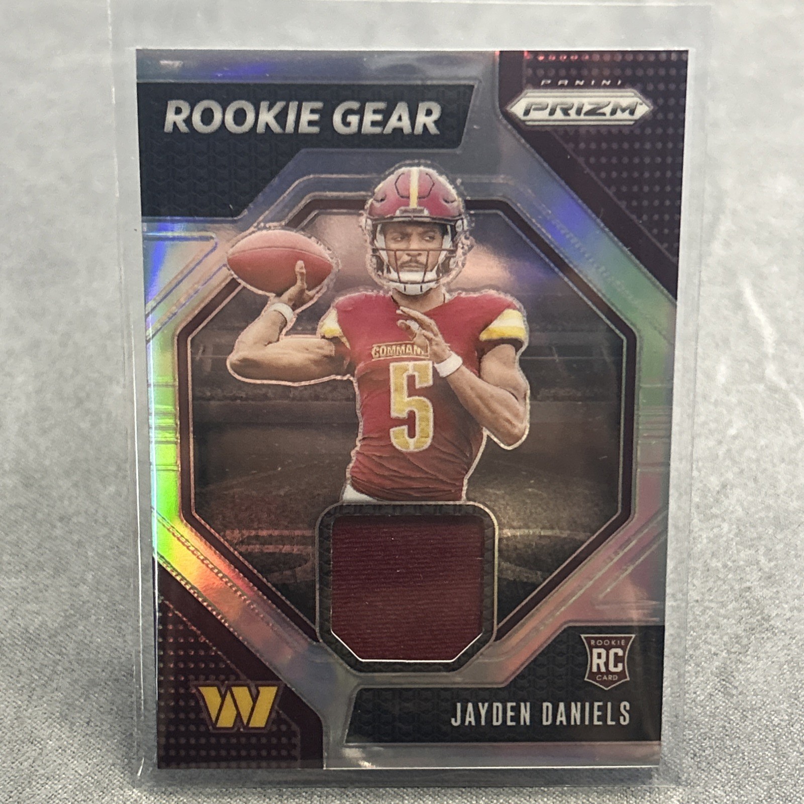 🔥 2024 Panini Prizm Jayden Daniels Rookie Gear Prizm * Rookie * Commanders 🔥